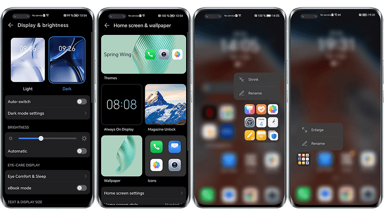 Pour ceux qui ne connaissent pas MagicOS, l'interface utilisateur semble être un mélange d'expériences Android et iOS Honor Magic 5 Pro