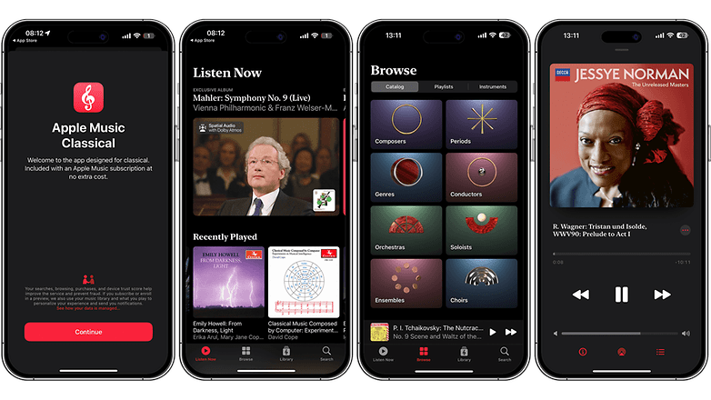 Apple Music Classical offre une vaste bibliothèque de musique classique avec un son de haute qualité : c'est encore mieux si c'est gratuit ! Apple Music Classic