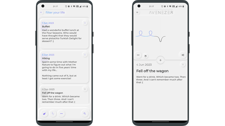 AvenEzer is simple to use and understand as you keep track of your life moments. Top 5 Apps of the week: AvenEzer screenshots