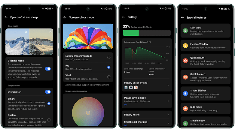 Captures d'écran de l'interface du OnePlus 12 Captures d'écran de l'interface du OnePlus 12