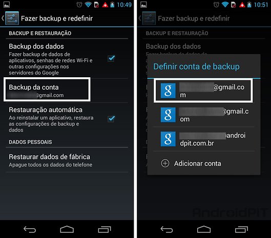 Backup Android