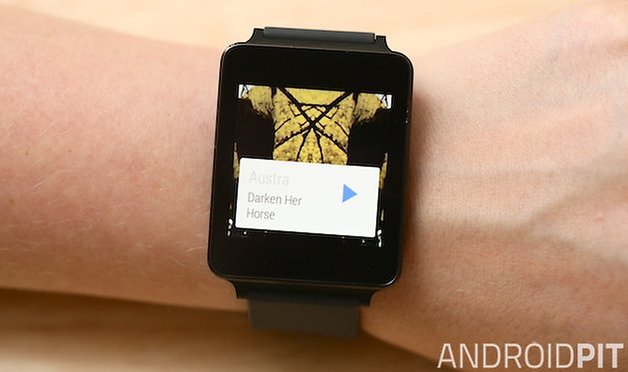 LG G Watch, recursos so Software, imagens, controle de mídias, envio de e-mail, sms