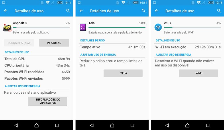 review xperia z5 consumo bateria app