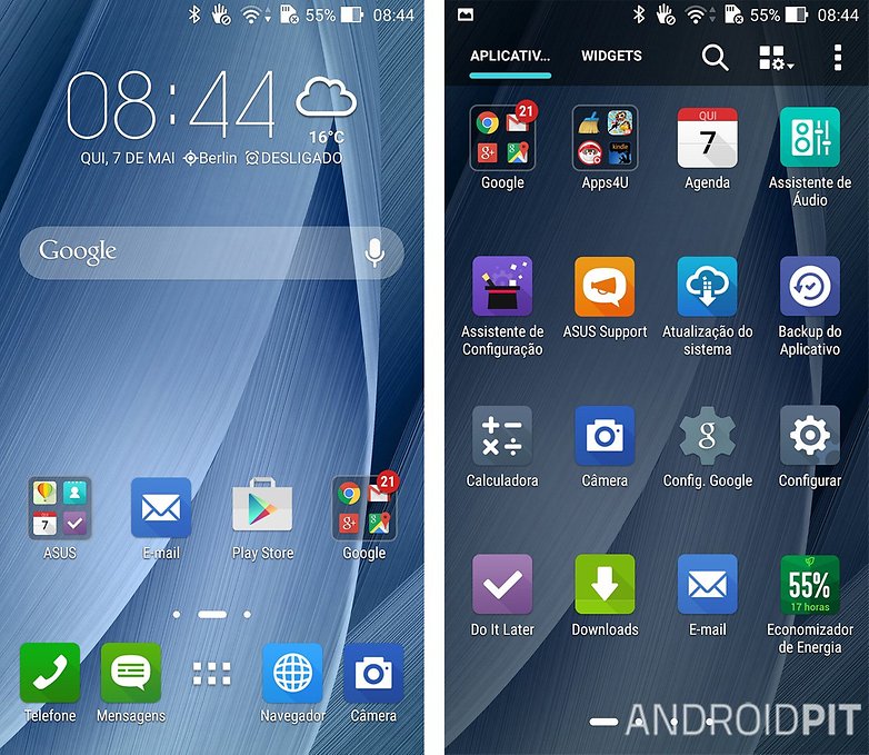 zenfone 2 UI software apps