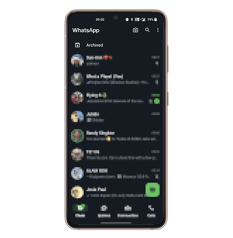 Enable HD quality photos in WhatsApp.