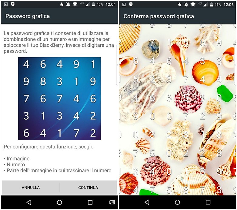 BlackBerry password immagine