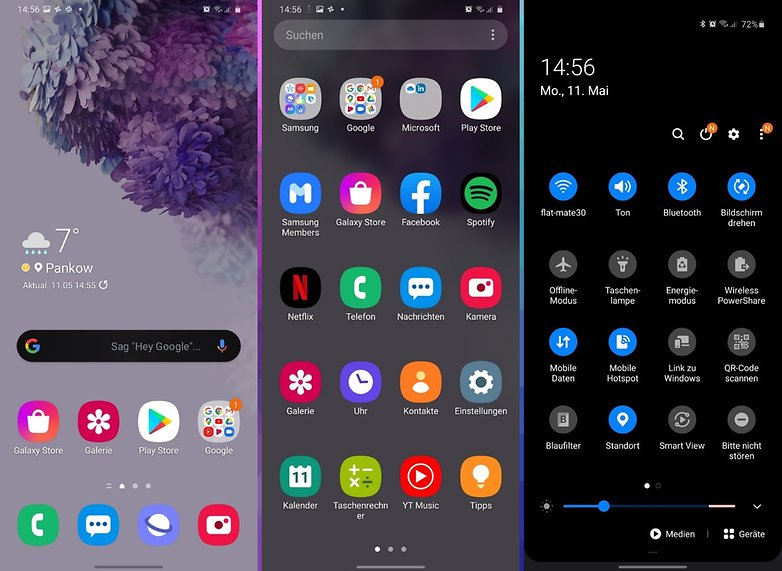samsung galaxy s20 plus oneui overview