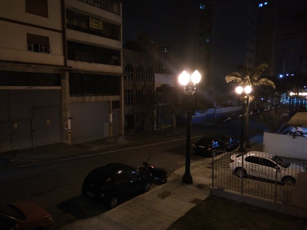Foto noturna sem HDR