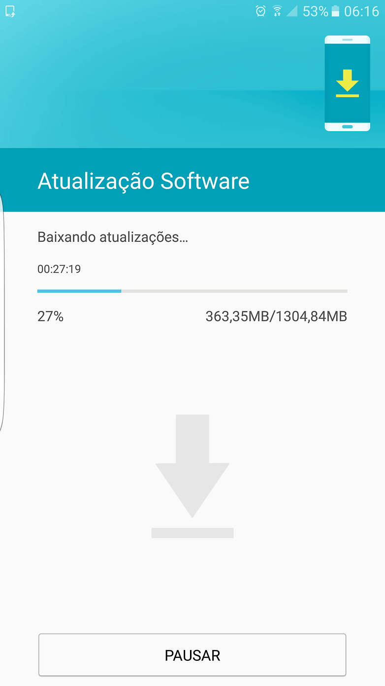 galaxy s7 edge update brasil