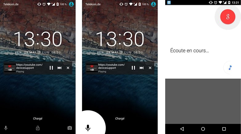android m personnalisation ouverture directe google now recherche google depuis ecran verrouiller images 01