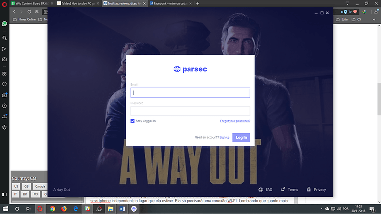login