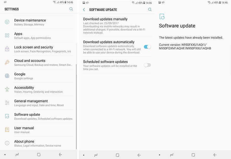 androidpit galaxy note 8 software