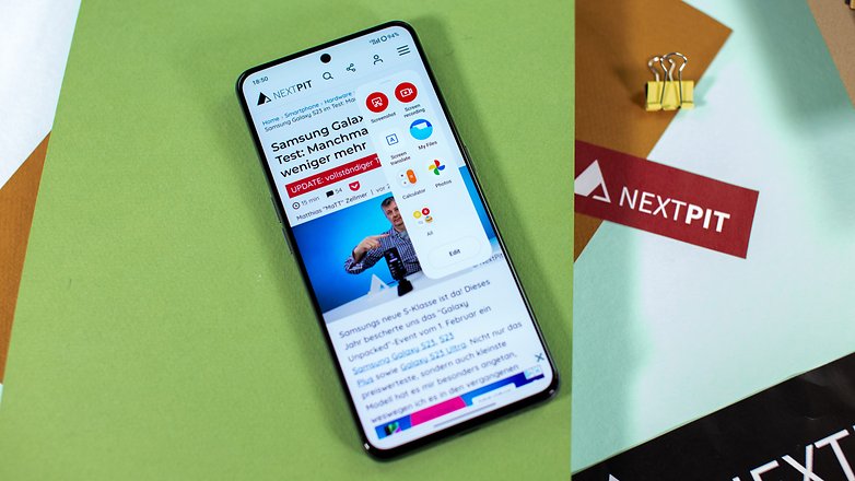 En plus de beaucoup de bloatware, il y a aussi beaucoup de fonctionnalités Test du Realme GT 3