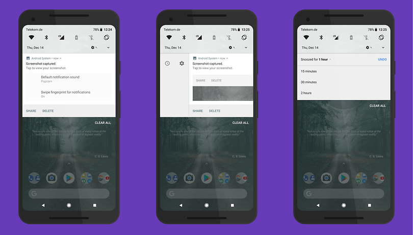 Use o Android como um profissional delay notification oreo