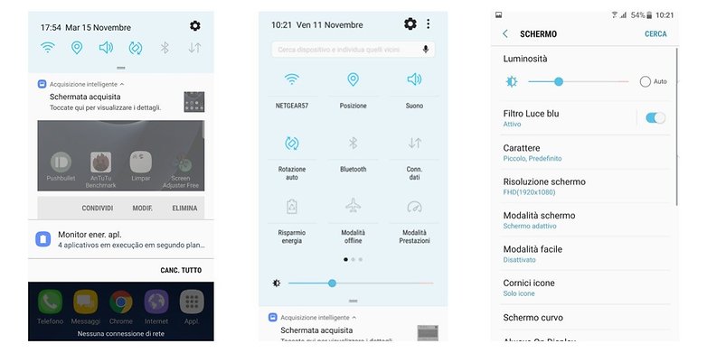 UI apps nougat s7 edge