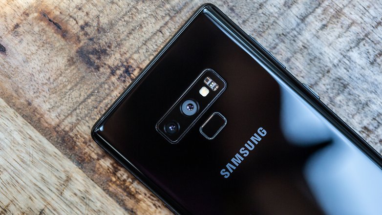 AndroidPIT samsung galaxy note9 camera closeup