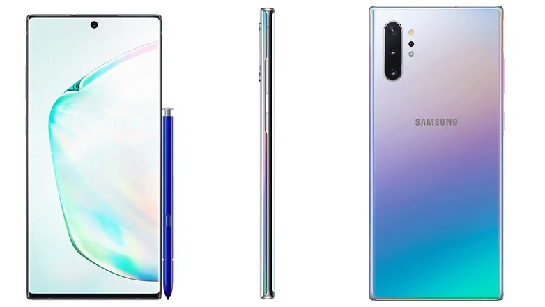 samsung galaxy note 10 plus design