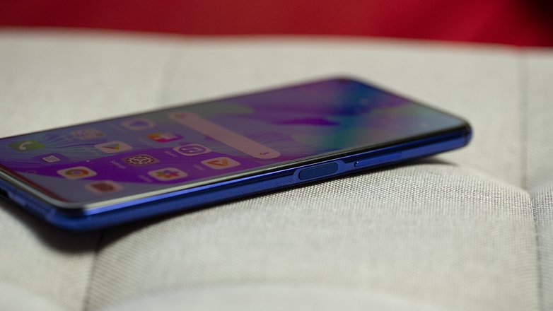 AndroidPIT Huawei Nova 5T Fingerprint Sensor