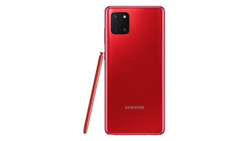 The Samsung Galaxy Note 10 Lite has been officially presented SM N770 GalaxyNote10Lite Back Pen AuraRed