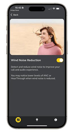 Screenshots der "Jabra-Sound+"App