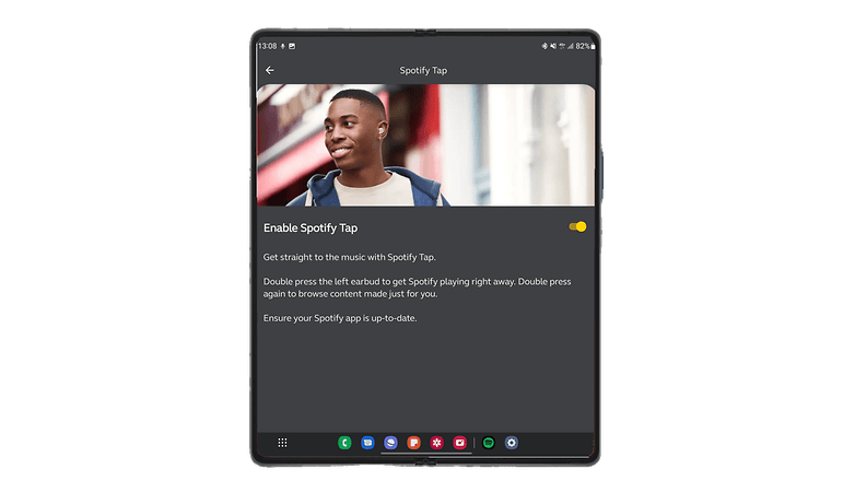 La fonction Spotify Tap permet d'accéder directement à vos morceaux et playlists Jabra Elite 5 prise en main IFA 2022