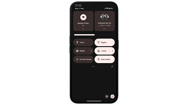 Nothing Phone 2(a) screenshot