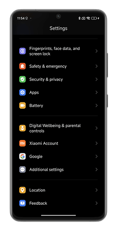 HyperOS screenshot showing how to enable the Memory Extension feature on your Xiaomi smartphone.