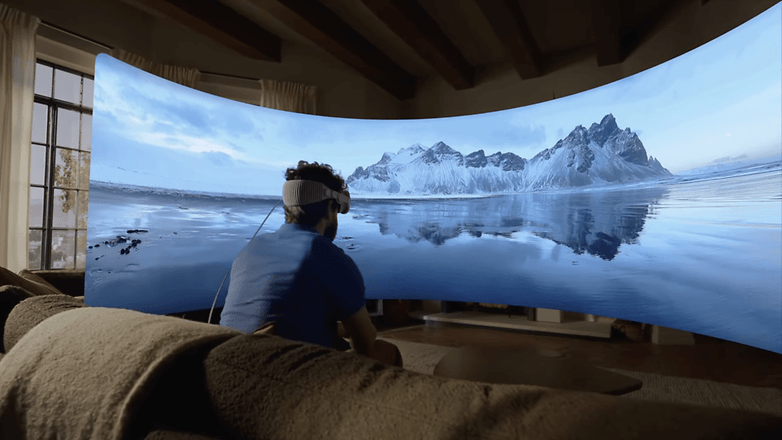 Oui, la Vision Pro semble bien être conçue pour une expérience immersive hautement individuelle ! / © Apple Apple Vision Pro