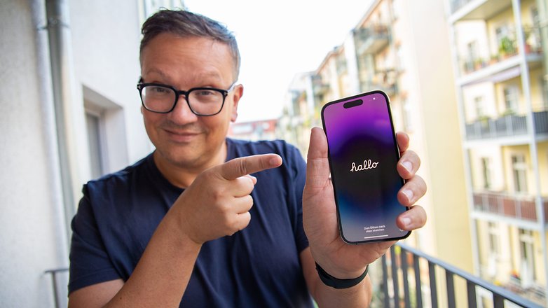 Das Display des iPhone 14 Pro ist wirklich unglaublich hell. iPhone 14 Pro Display