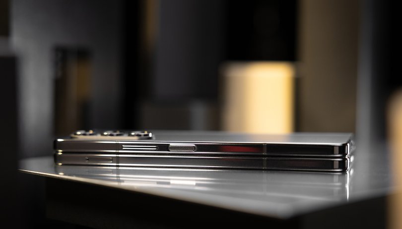 The Galaxy Z Fold 6 Could Get a 'Super' Thin Titanium Build nextpit Samsung Galaxy Z Fold 5 Side