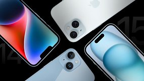 Apple iPhone 15 and iPhone 14 side by side