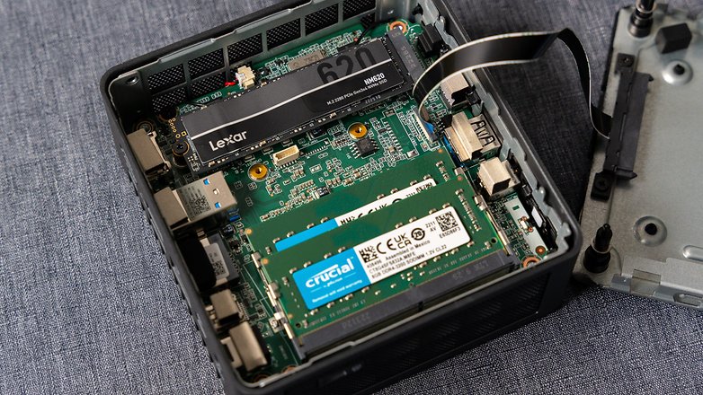 Unser Modell bot 16 Gigabyte – auch diese Komponente ist aufrüstbar. Geekom Mini IT 11 RAM