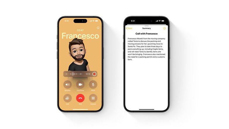 Une capture d'écran d'Apple Intelligence Une capture d'écran d'Apple Intelligence