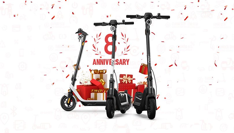 NIU feiert Geburtstag: 20 % Rabatt auf E-Scooter! NIU 8 th anniversary