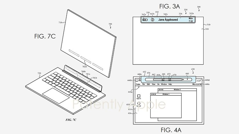 Apple's future hybrid tablet could utilize Mac OS features once docked in the keyboard. iPad fold hybrid accessory with Macbook OS features