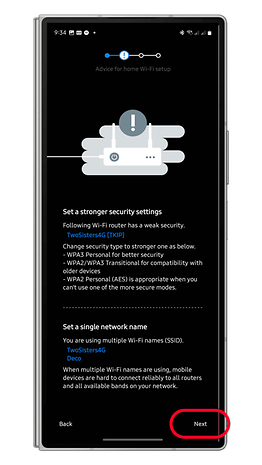 Menu de Wi-Fi secreto do Samsung Galaxy