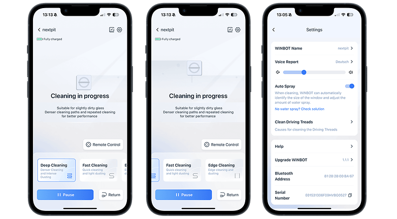 How thorough do you want your cleaning to be? Set it in the app! How thorough do you want your cleaning to be? Set it in the app!