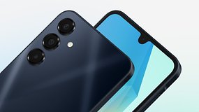 Samsung Galaxy A16 Smartphone, das Rück- und Frontdesign mit Dualkameras zeigt.